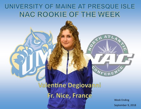 Degiovanni named NAC Rookie of the Week