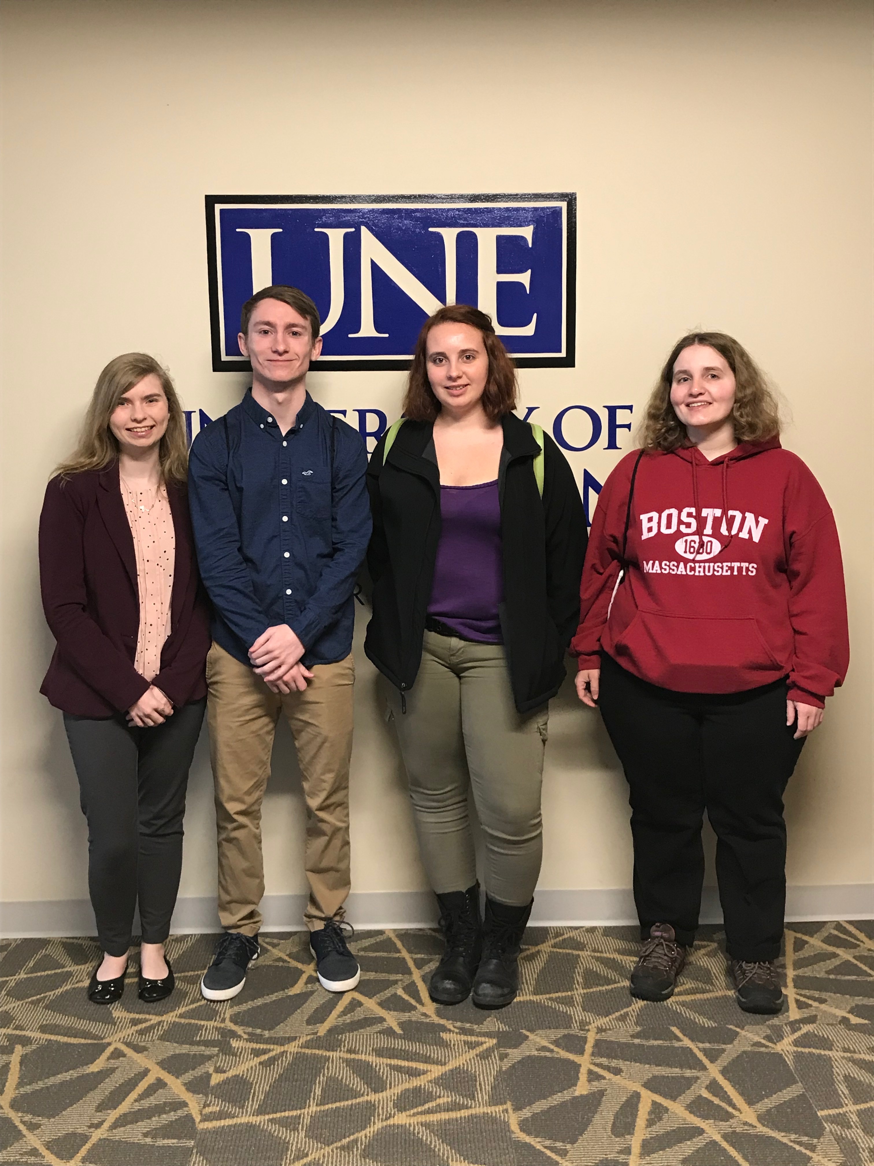 Biomedical Club visits UNE Health Expo