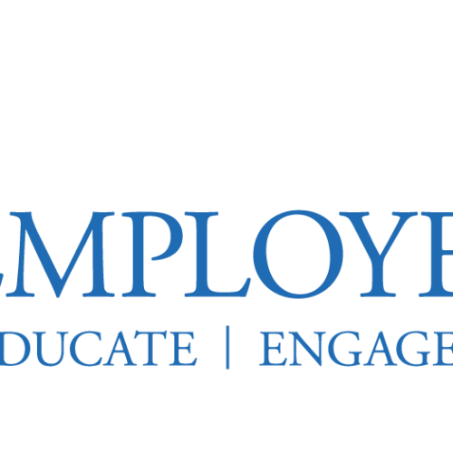 EmployerU logo with text "educate, engage, excel"