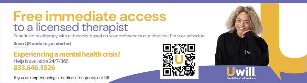 Free immediate access to a licensed therapist. Scheduled teletherapy with a therapist based on your preferences at a time that fits your schedule.