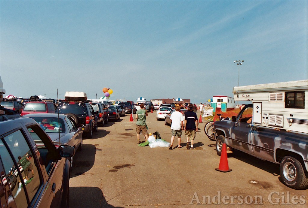 Cars in the parking lot