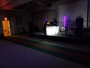 photo of band at concert